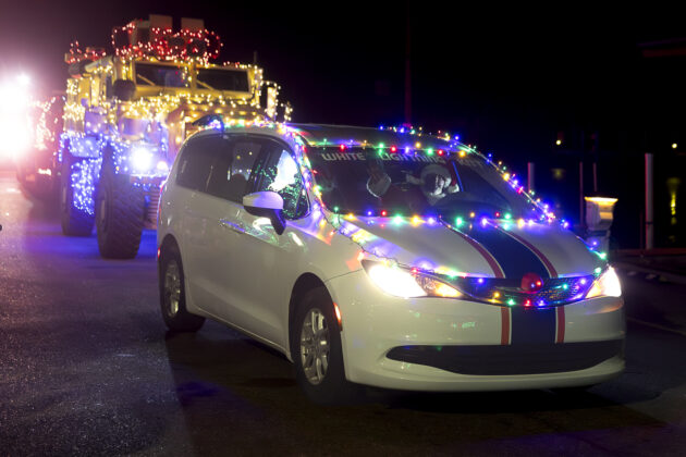 The White Lightning Kitt vehicle at the St. Clair Shores Santa Parade.