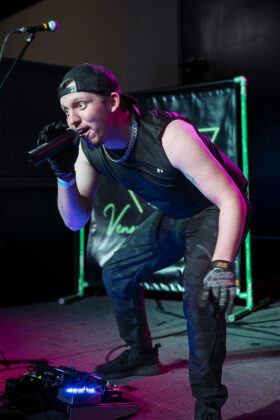 Ben Lohrer (vocals) of Venom of Virtue
